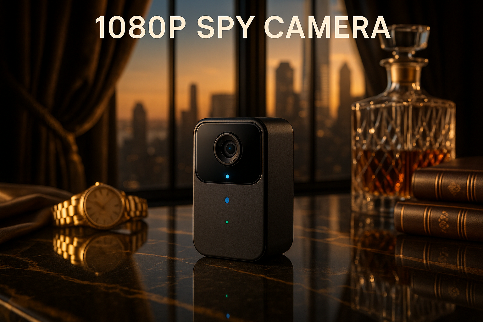 câmera espiã 1080p. transforme em uma imagem luxuosa para anúncios premium
em um ambiente de luxo espetacular, no formato 9:16