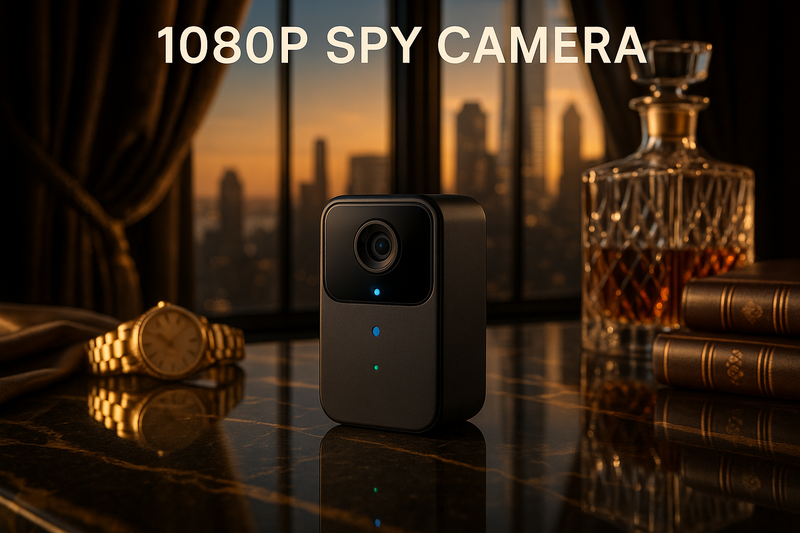 câmera espiã 1080p. transforme em uma imagem luxuosa para anúncios premium
em um ambiente de luxo espetacular, no formato 9:16